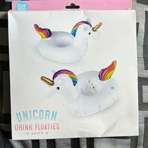 Unicorn Drink Floaties, Set of 2 cute for pool parties, fiestas, backyard partys